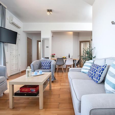 Dimitra Apartment With Private Pool And Sea View -The Ground Floor Of A Two Storey Building Daratsos Eksteriør bilde