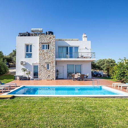 Dimitra Apartment With Private Pool And Sea View -The Ground Floor Of A Two Storey Building Daratsos Eksteriør bilde