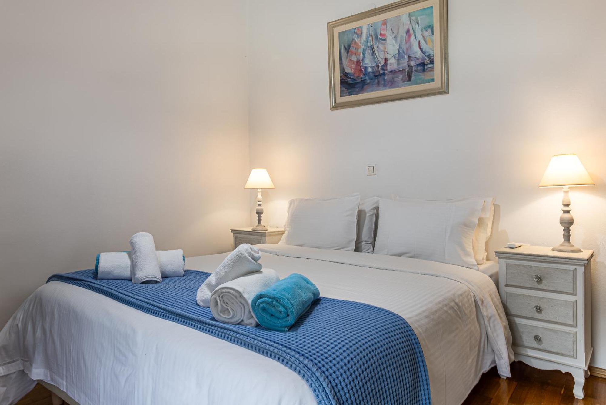 Dimitra Apartment With Private Pool And Sea View -The Ground Floor Of A Two Storey Building Daratsos Eksteriør bilde